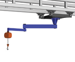 Ceiling Mounted Articulating Jib Cranes